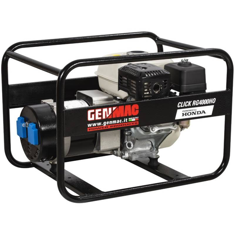 Generator curent GENMAC CLICK RG4000HO, 3.4kWA, monofazat, motor Honda GP200, 5.8 CP