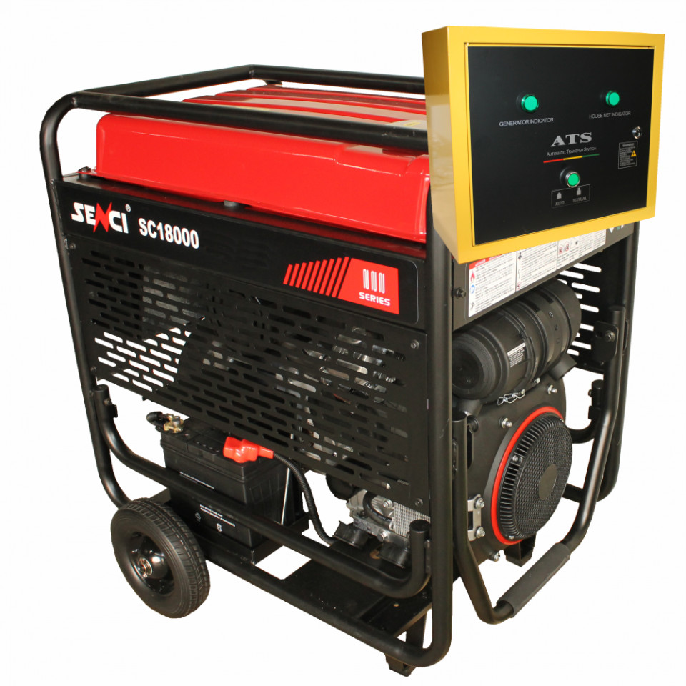 Generator Curent monofazat Senci SC-18000E - EVO ATS Putere max. 17 kW