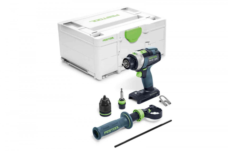 Festool masina de gaurit cu percutie, cu acumulator QUADRIVE TPC 18/4 I-Basic