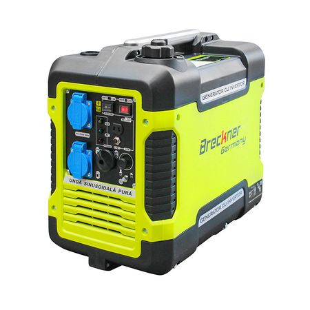 Generator compact de curent Breckner BS2000i, insonorizat, monofazat (2x220V), 21.5 kg