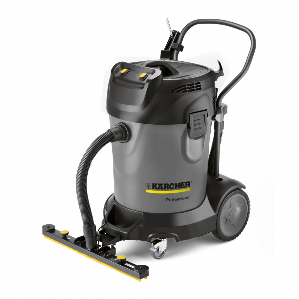 Aspirator uscat-umed KARCHER NT 70/2 Prof cu duza pentru carosabil