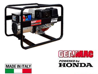 Generator de curent profesional trifazat portabil GENMAC seria Click G5500HO