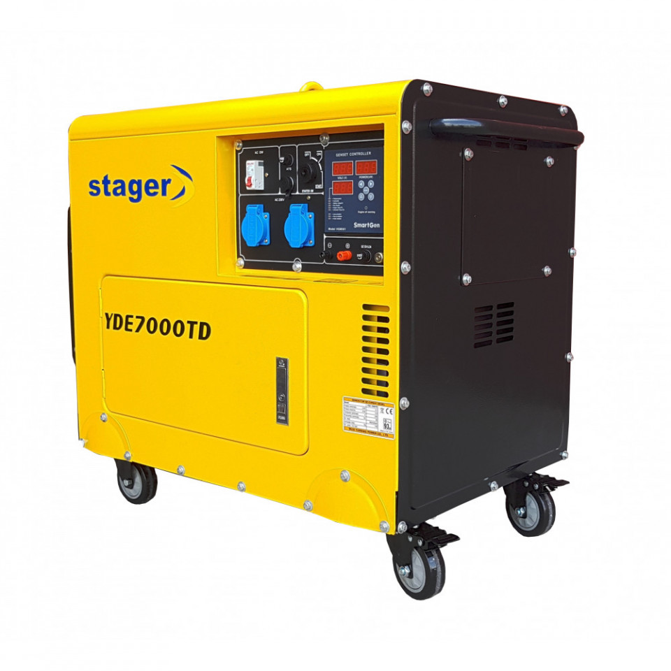 Generator monofazata insonorizat Stager YDE7000TD 5.0 KVa