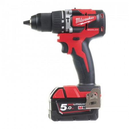 Masina de gaurit Milwaukee cu percutie cu acumulator MODEL M18 CBLPD-502C, 60NM