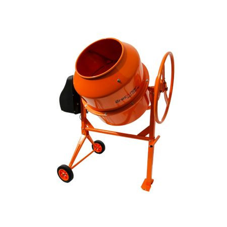 Betoniera Breckner BT 220, putere 1000 W, volum cuva 220 L, pinion + coroana din fonta, 60 kg