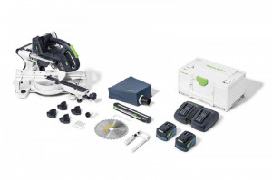 Ferăstrău circular staţionar cu sanie de glisare cu acumulator KAPEX KSC 60 EB 5,2 I-Plus