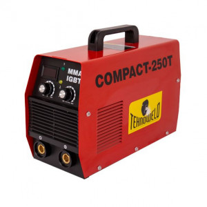Invertor sudura MMA Tehnoweld COMPACT-250T, 220 A, electrozi 1.6-5 mm, cu accesorii