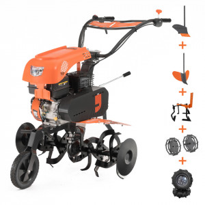 O'Mac Motocultor O'mac Mc 700 Cu Roti + Plug + Rarita + Prasitoare + Roti M (umc70m19b4tom/0054)