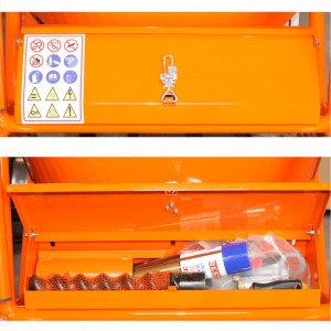 Pompa de tencuit Bisonte PCS-K35 Masina de tencuit monofazica 230V, debit material 5-20 l /min.