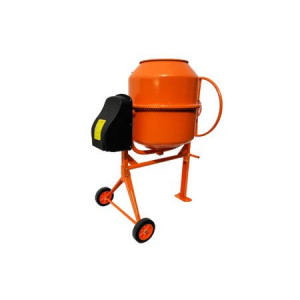 Betoniera Breckner BT 220, putere 1000 W, volum cuva 220 L, pinion + coroana din fonta, 60 kg
