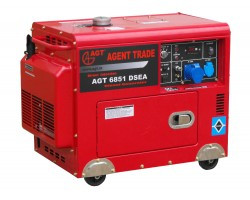 GENERATOR DIESEL MONOFAZAT 5,0 kVA AGT 6851 DSEA
