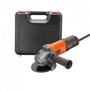 Polizor unghiular BLACK+DECKER BEG110K-QS,750W,disc 115m,geanta de plastic