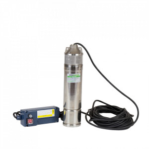 ProGARDEN 4SKM100-O pompa submersibila apa curata, 750W, 45L/min, flansa otel