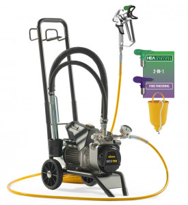 Wagner SuperFinish 23 PRO Cart HEA, debit material 2.6 l/min, duza max. 0,023”, motor electric 1,30 kW