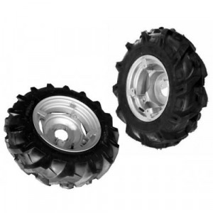 Bertolini Set roti cauciuc 5.00 - 10" ajustabile