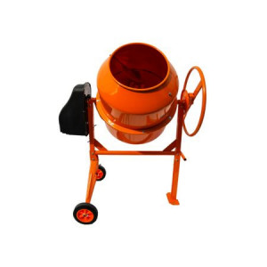 Betoniera Breckner BT 220, putere 1000 W, volum cuva 220 L, pinion + coroana din fonta, 60 kg