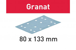 Festool Foaie abraziva STF 80x133 P180 GR/10 Granat