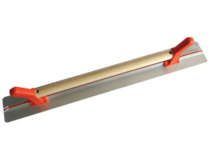Rigle de tencuire cu laturi netede şi maner de lemn + PVC 1000×100