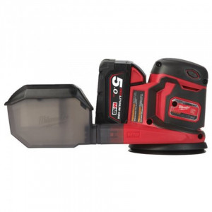 Slefuitor orbital Milwaukee cu acumulator MODEL M18BOS125-502B, 125MM