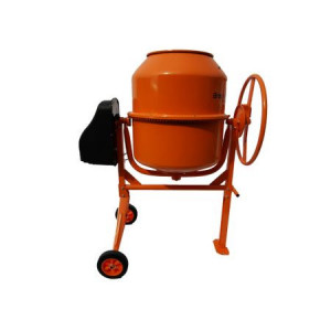 Betoniera Breckner BT 220, putere 1000 W, volum cuva 220 L, pinion + coroana din fonta, 60 kg