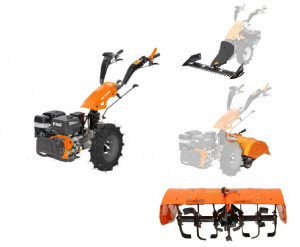 Motocultivator O'mac Mv 15000e + Freza 65cm + Sistem & Masa, Umv15p21b4tom/0085, 15cp (umv15p21b4tom/0085)
