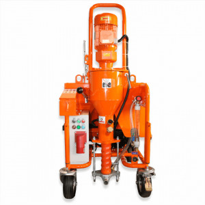 Masina de tencuit BISONTE PCS-K4 trifazica 400V, debit material 6-40 l /min