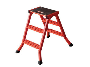 Scara dubla pliabila LESCABO din aluminiu, 2 tronsoane H 70 cm