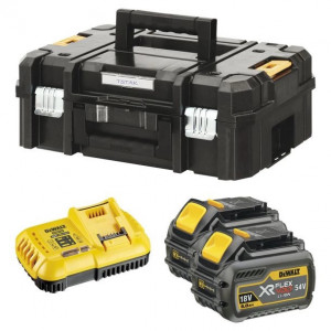 Set incarcator si 2 acumulatori XR FlexVolt 6Ah in TSTAK