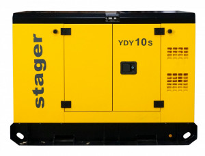 Stager YDY10S Generator insonorizat diesel monofazat 9kW, 37A, 1500rpm