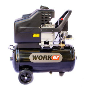Technoworker Compresor 24 L, 2 CP, 206 l/min