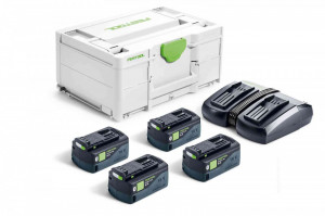 Festool Set de energie SYS 18V 4x5,2/TCL 6 DUO