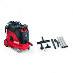 Flex Aspirator profesional umed uscat Flex VC 33 L AC-Set, 471186, 1200 W, 30 l + accesorii