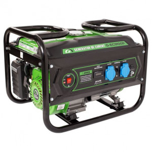 Generator de curent pe benzina Greenfield G-EC3100P, portabil, monofazat, 2.3 kVA, bobinaj alternator cupru