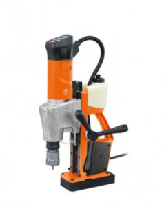 Masina de gaurit cu talpa electromagnetica Fein, cu 2 trepte de viteza, prindere QuickIn KBM 50 Q