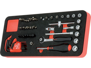 Modul OSC cu 60 capete tubulare si accesorii 1/4” SH 60 scule