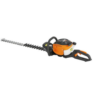 Trimmer pentru gard viu pe benzina O-Mac TV 100, 1 CP, 25.4 CC, 2 timpi, 80 cm lungime lama, pompa amorsare, 0.45 l benzinaTrimmer pentru gard viu pe benzina O-Mac TV 100, 1 CP, 25.4 CC, 2 timpi, 80 cm lungime lama, pompa amorsare, 0.45 l benzina