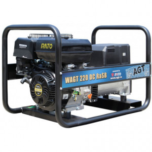 WAGT 220 AC RaSB Generator de sudura Agt cu motor Rato,diam max electrod 4 mm, curent max de sudura 200 A ,pornire la sfoara