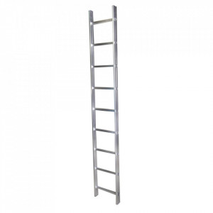 Bisonte Scara simpla Bisonte 9 trepte, STR109 2.53 m aluminiu (BT1006294)