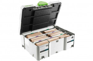 Festool Sortiment de cepuri „biscuit” DOMINO XL din lemn de fag DS/XL D12/D14 128x BU