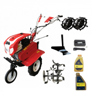 Motocultor Bisonte BTA-900, 7 CP, benzina, 3 viteze + accesorii (Pachet 1)
