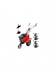 Motosapa DKD HS 500 7CP Benzina cu plug si rarita reglabila