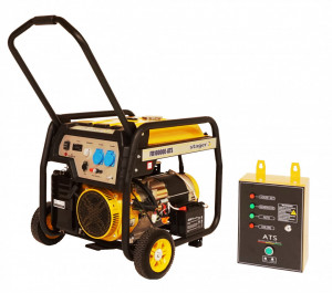 Stager FD 10000E+ATS generator open-frame 8kW, monofazat, benzina, automatizare