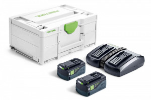 Festool Set de energie SYS 18V 2x5,0/TCL 6 DUO