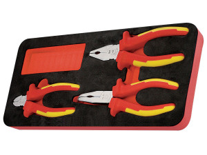 Modul OSC cu 3 clesti VDE-1000V manson bimaterial 3 scule