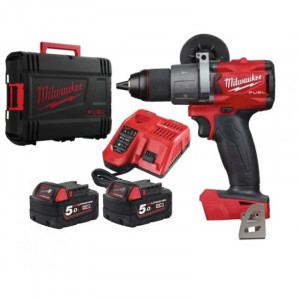 Masina de gaurit Milwaukee cu percutie cu acumulator MODEL M18FPD2-502X, 135NM, 4933464264