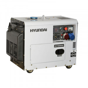 Generator de curent trifazat insonorizat HYUNDAI DHY8600SE-T 7 KvA