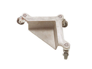 Set 4 coltare din aluminiu cu 3 roti pivotante pentru transport mobila 4 buc.
