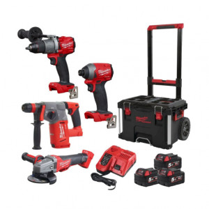 Set PowerPack Milwaukee M18FPP4B-503P
