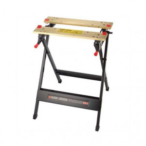 Banc de lucru pliabil Black+Decker WM301 cu manivele duble si cadru de otel
