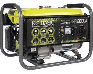 Generator de curent monofazat 2.8 kW benzina BASIC LINE - Konner & Sohnen - KSB-2800A